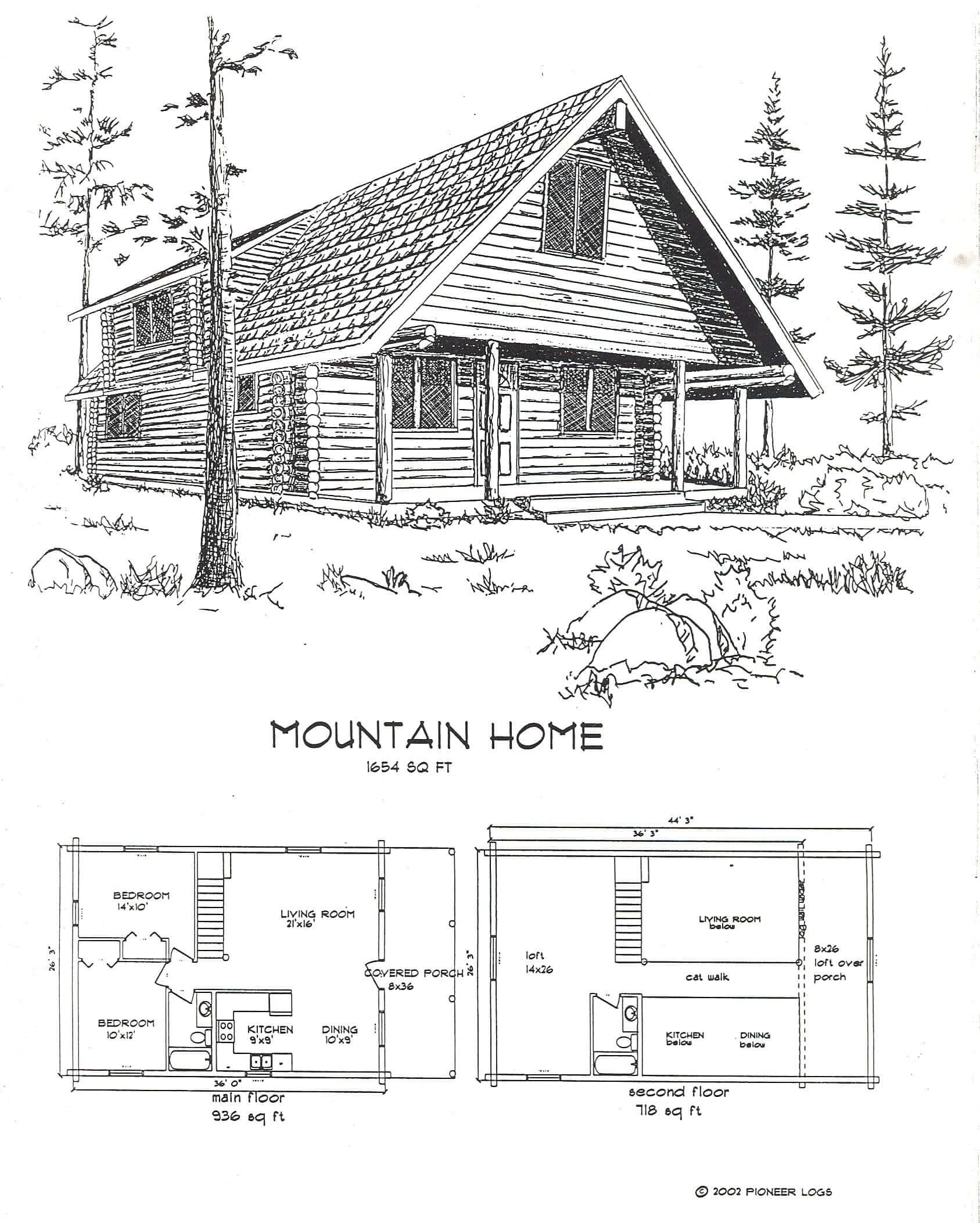 Floor Plans Pioneer Log Homes